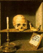 Vanitas still life from the reverse of BRUYN, Barthel